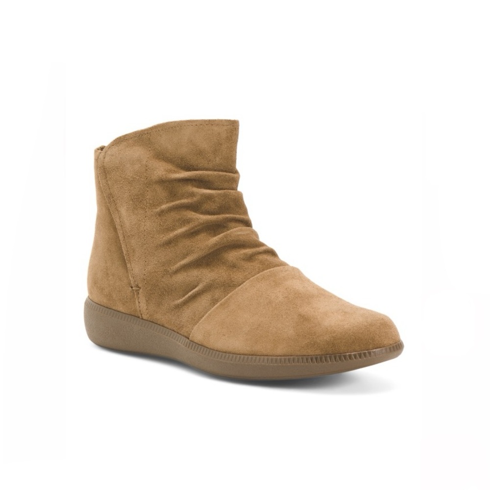 Munro Suede Scout Comfort Boots Toasted Sesame Brown Women’s Size 6 Winter Boots